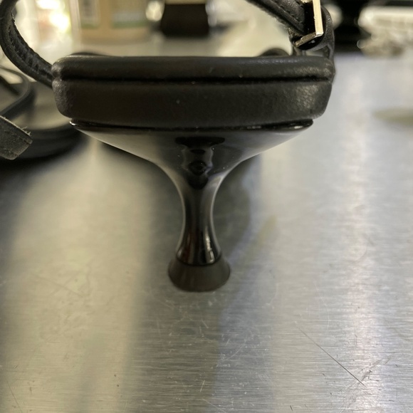 The Row Black Kitten Heel Sandals - Picture 7 of 14